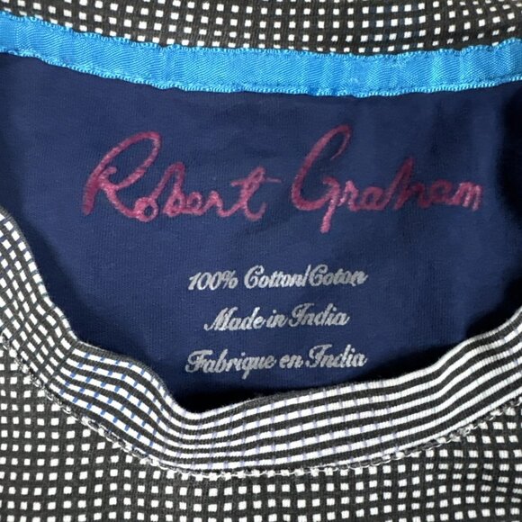 Robert Graham Mens Multicolor Abstract Print Short Sleeve T-Shirt Size Large - Picture 2 of 6